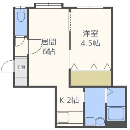 LEE SPACE北10条Ⅱの物件間取画像